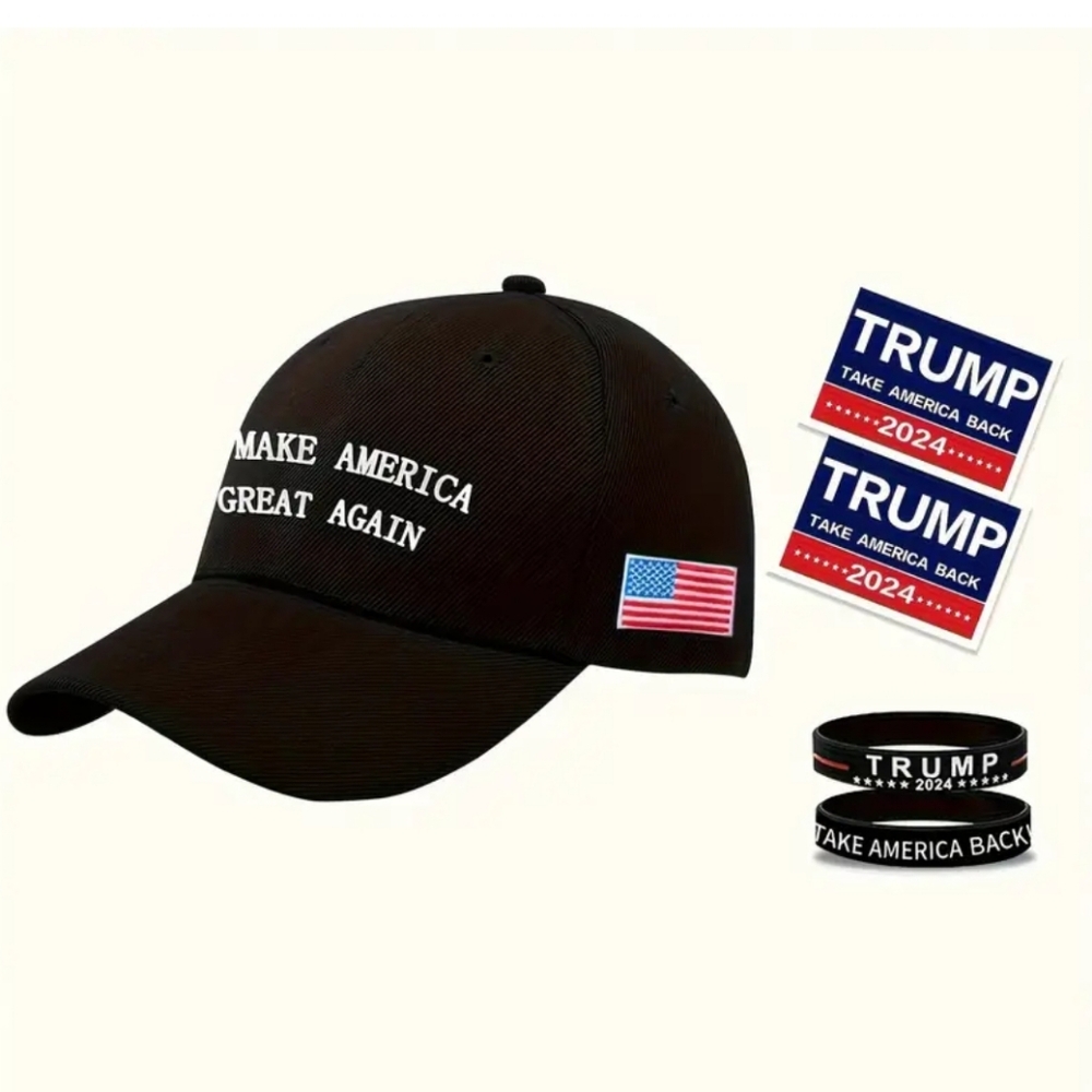 New Trump Hat 2024 5 Pc Set